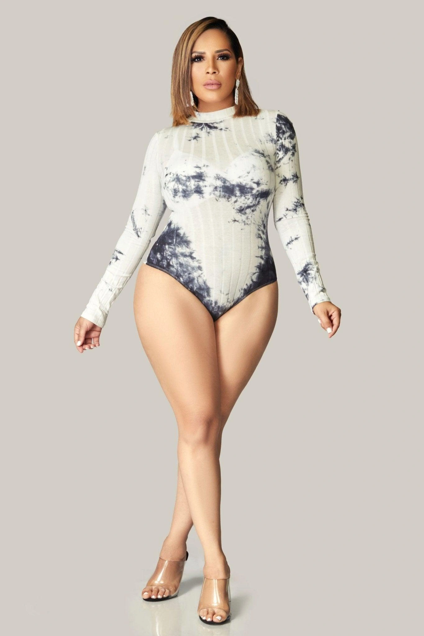 Wanda Long Sleeve Ribbed Bodysuit: Corcra, Ócáideach, agus Go hálainn Dath-bhanda - Foirfe do Do Lá!